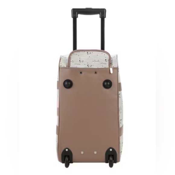 Disney Minnie Mouse Rolling Duffel Bag Women Travel Tote Carry-On - Picture 7 of 14